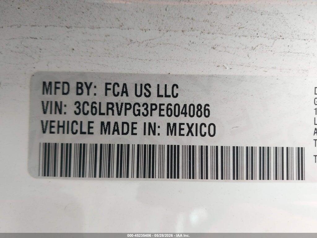 3C6LRVPG3PE604086 2023 RAM PROMASTER 2500 photo no. 9