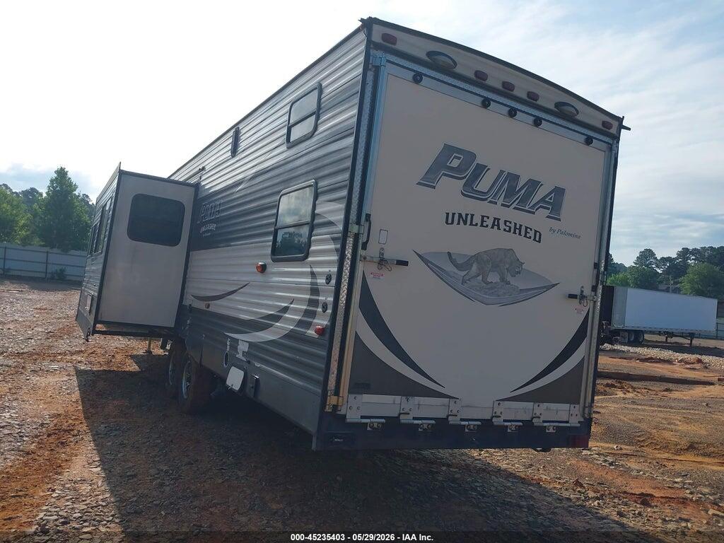 4X4FPTL21GP057453 2016 FOREST RIVER PUMA TOY HAULER 351T photo no. 3