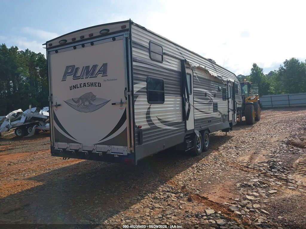 4X4FPTL21GP057453 2016 FOREST RIVER PUMA TOY HAULER 351T photo no. 4