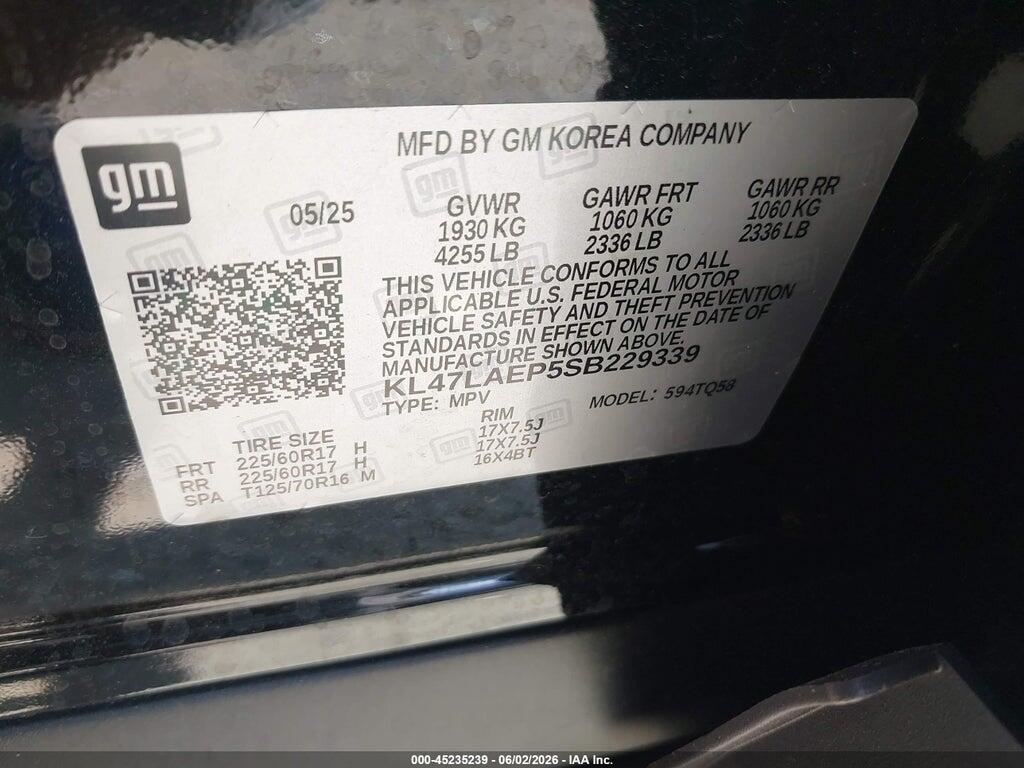 KL47LAEP5SB229339 2025 BUICK ENVISTA photo no. 9
