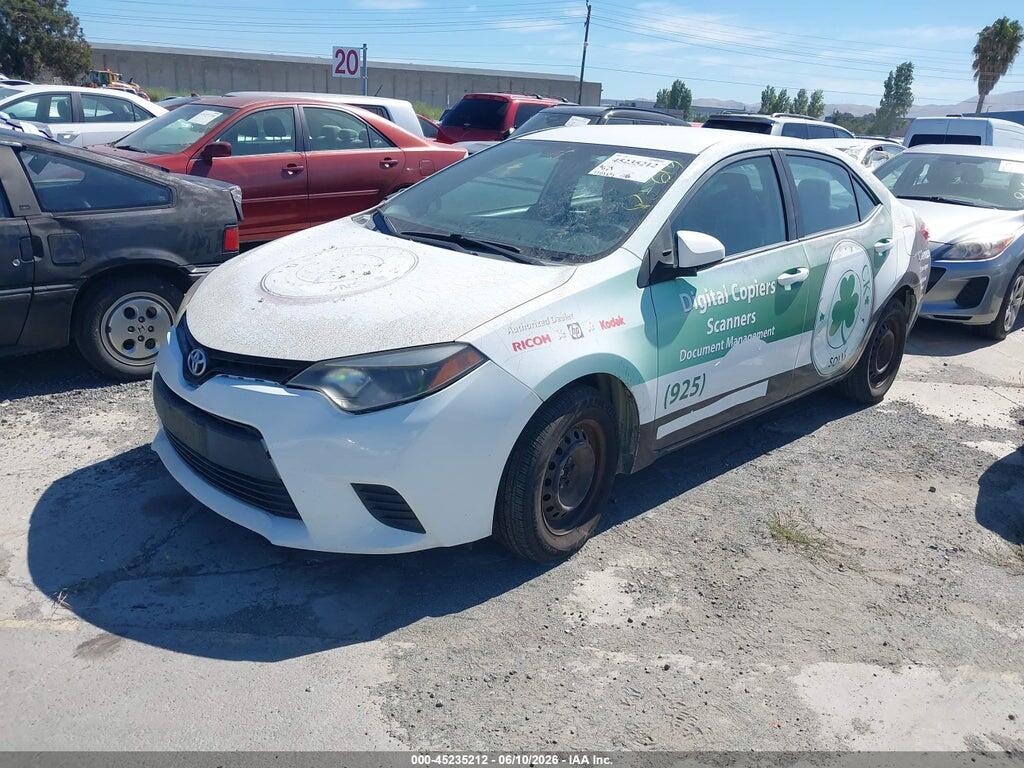 5YFBURHE7FP360611 2015 TOYOTA COROLLA photo no. 2