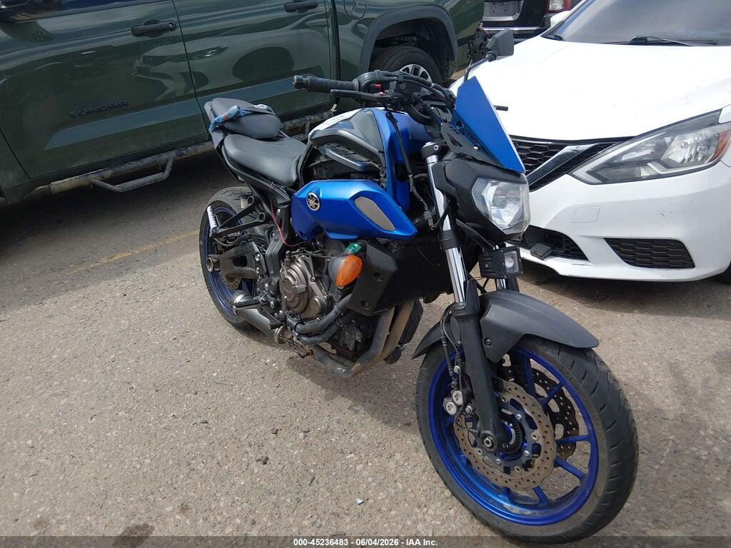 JYARM27E2LA007552 2020 YAMAHA MT07 photo no. 1