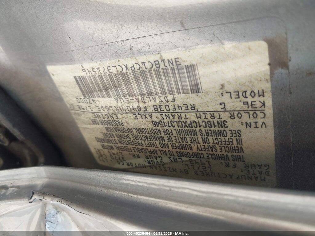 3N1BC1CPXCL371546 2012 NISSAN VERSA photo no. 9