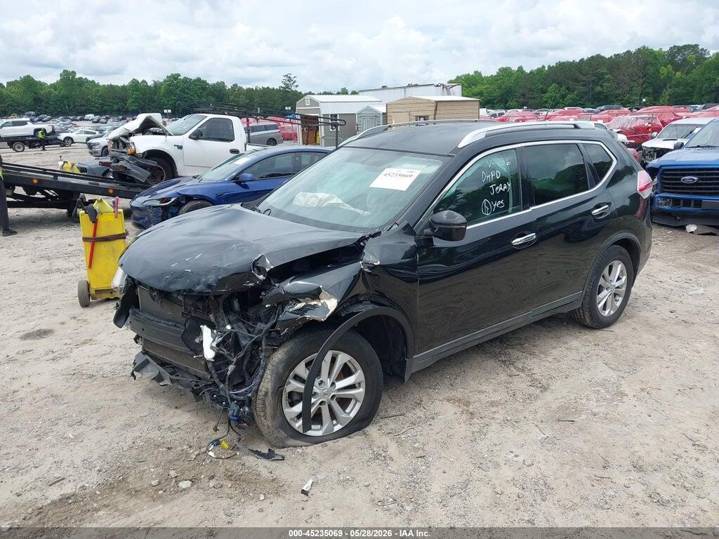 KNMAT2MT5GP640945 2016 NISSAN ROGUE photo no. 2