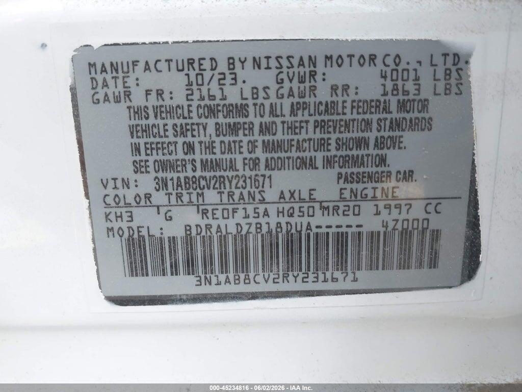 3N1AB8CV2RY231671 2024 NISSAN SENTRA photo no. 9