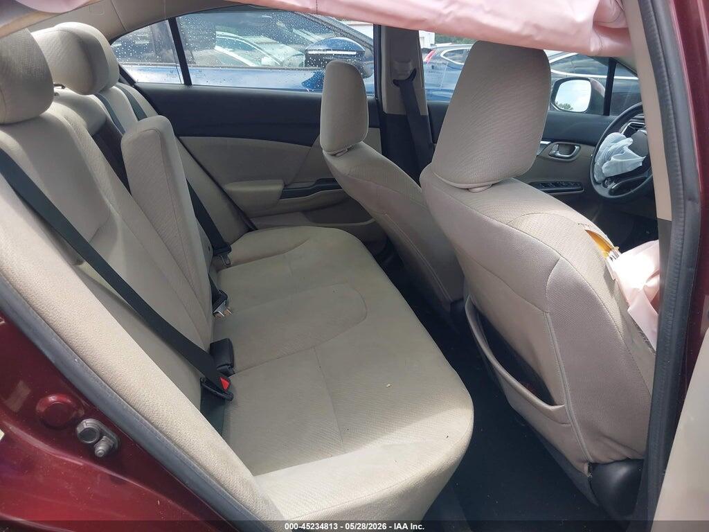 19XFB2F88DE085292 2013 HONDA CIVIC photo no. 8