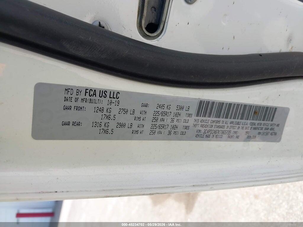 3C4PDCAB7KT865235 2019 DODGE JOURNEY photo no. 9