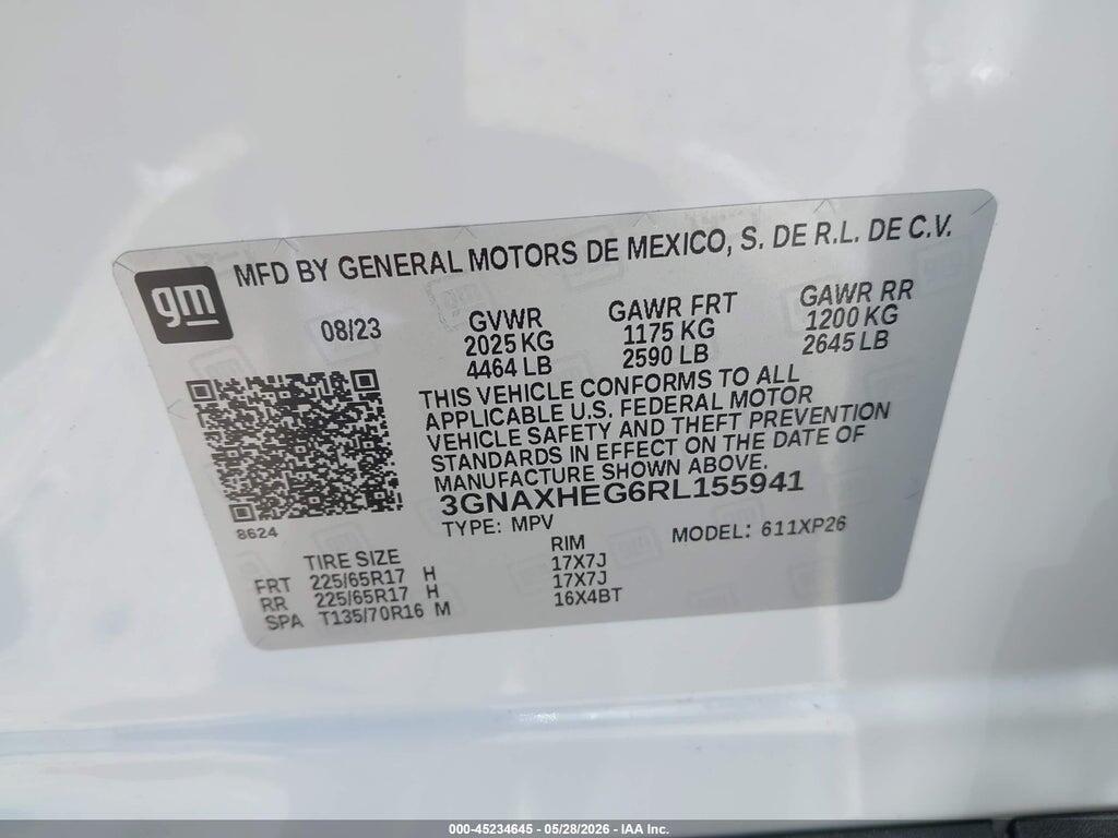 3GNAXHEG6RL155941 2024 CHEVROLET EQUINOX photo no. 9