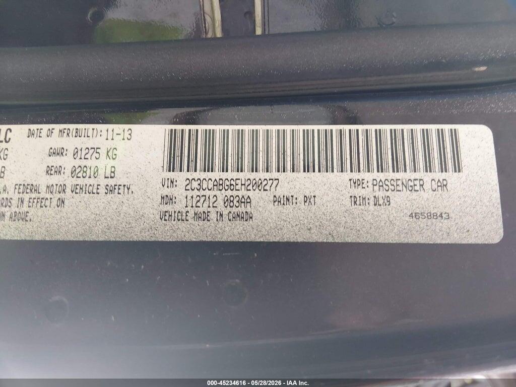 2C3CCABG6EH200277 2014 CHRYSLER 300 photo no. 9