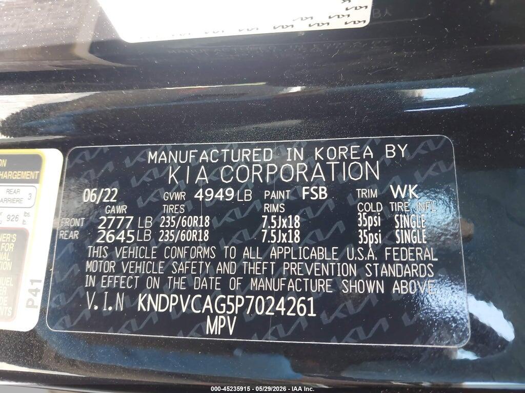 KNDPVCAG5P7024261 2023 KIA SPORTAGE HYBRID photo no. 9