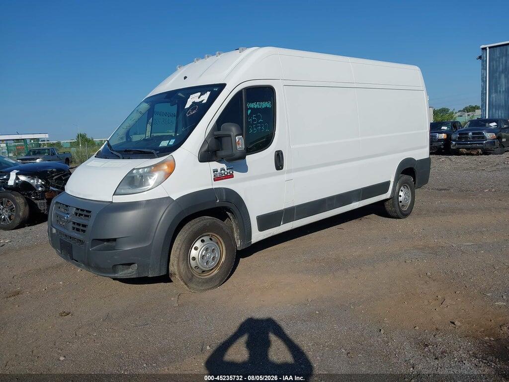 3C6TRVDG0FE500531 2015 RAM PROMASTER 2500 photo no. 2