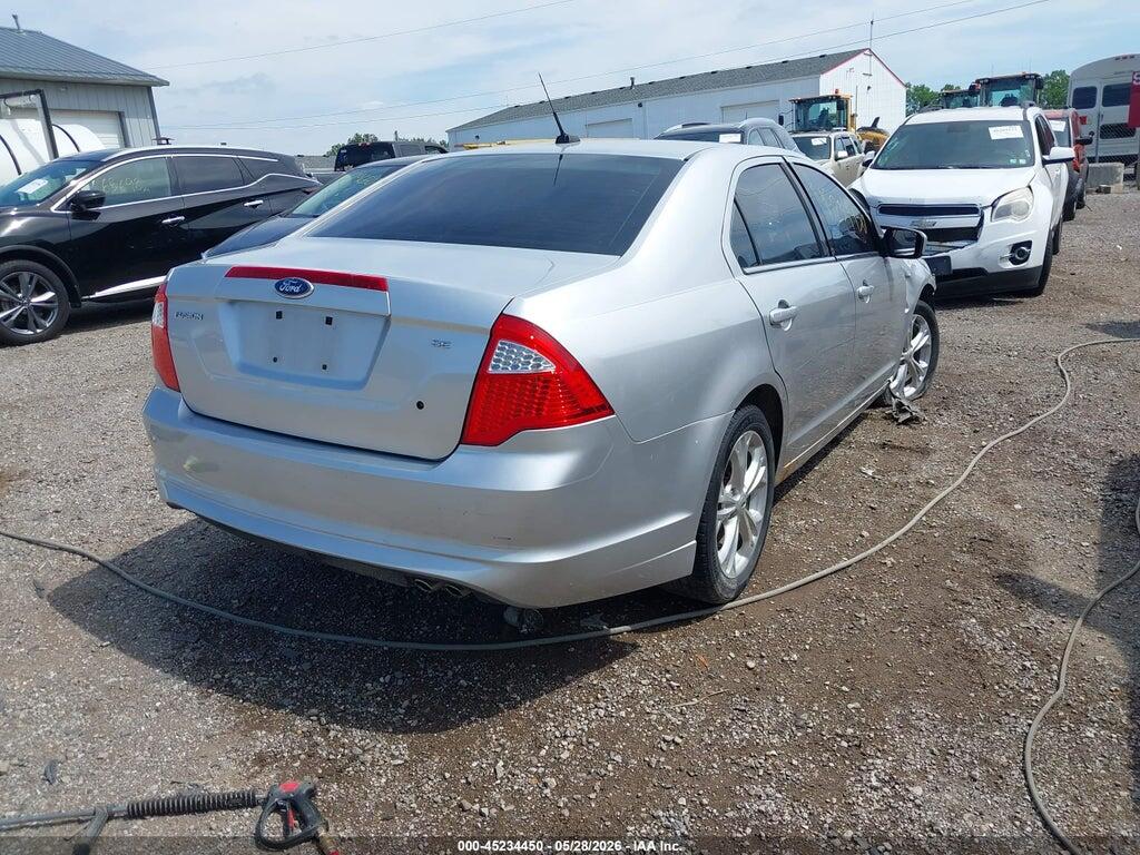 3FAHP0HA8CR142957 2012 FORD FUSION photo no. 4
