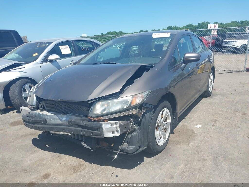 2HGFB2F54EH507913 2014 HONDA CIVIC photo no. 2