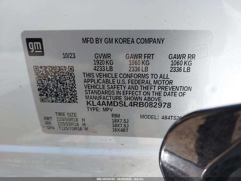 KL4AMDSL4RB082978 2024 BUICK ENCORE GX photo no. 9