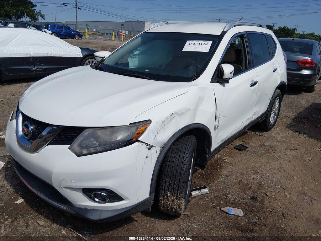 KNMAT2MT0GP664165 2016 NISSAN ROGUE photo no. 2