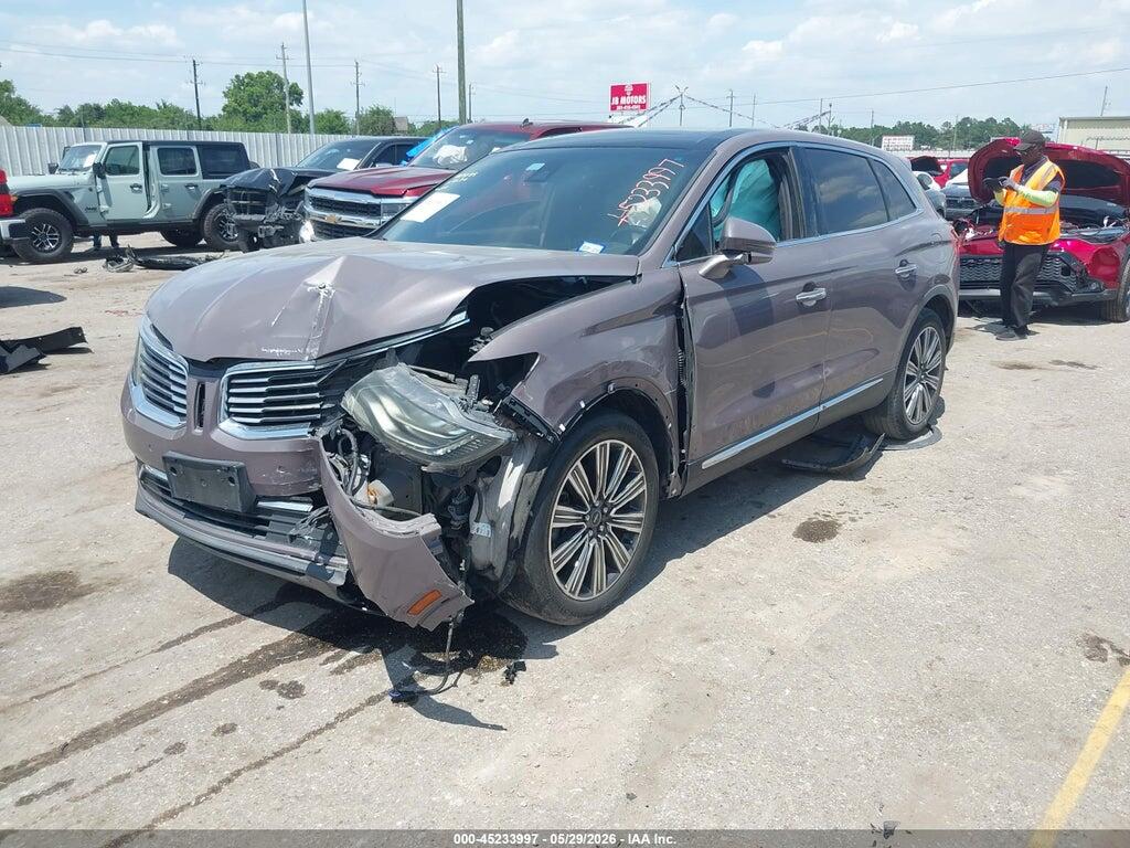 2LMPJ7JP5GBL44688 2016 LINCOLN MKX photo no. 2