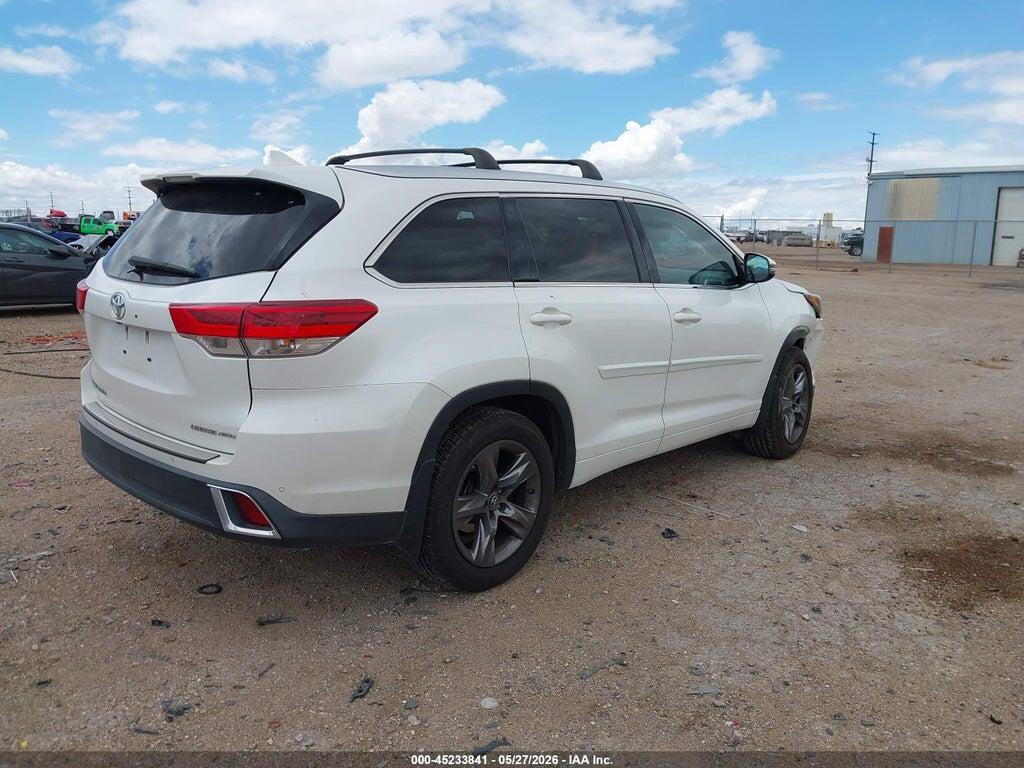 5TDDZRFH8HS359856 2017 TOYOTA HIGHLANDER photo no. 4