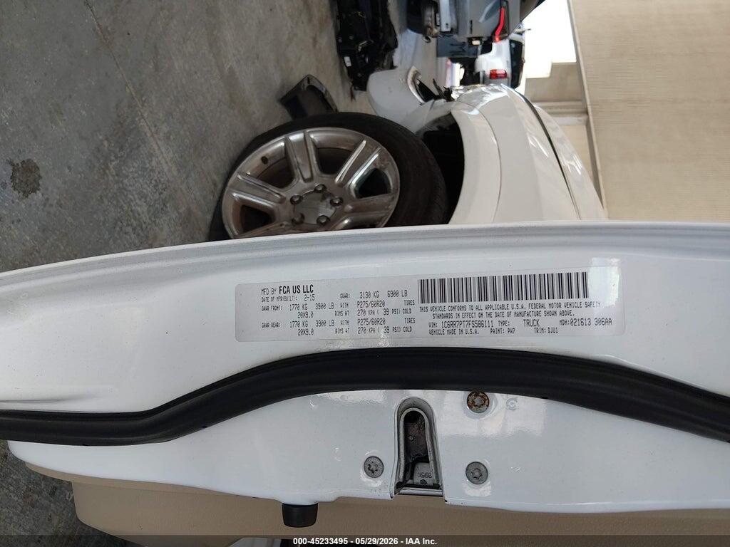 1C6RR7PT7FS586111 2015 RAM 1500 photo no. 9