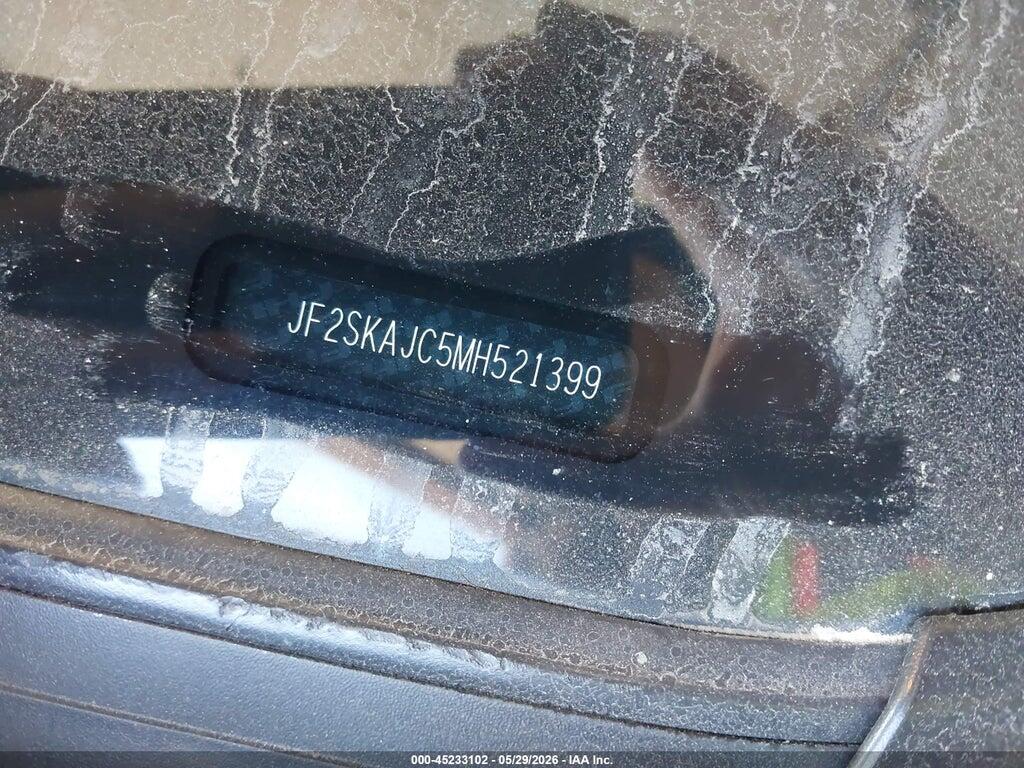 JF2SKAJC5MH521399 2021 SUBARU FORESTER photo no. 9