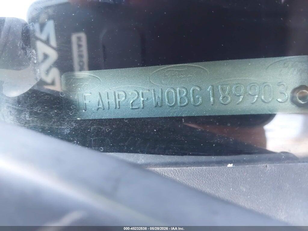 1FAHP2FW0BG189903 2011 FORD TAURUS photo no. 9