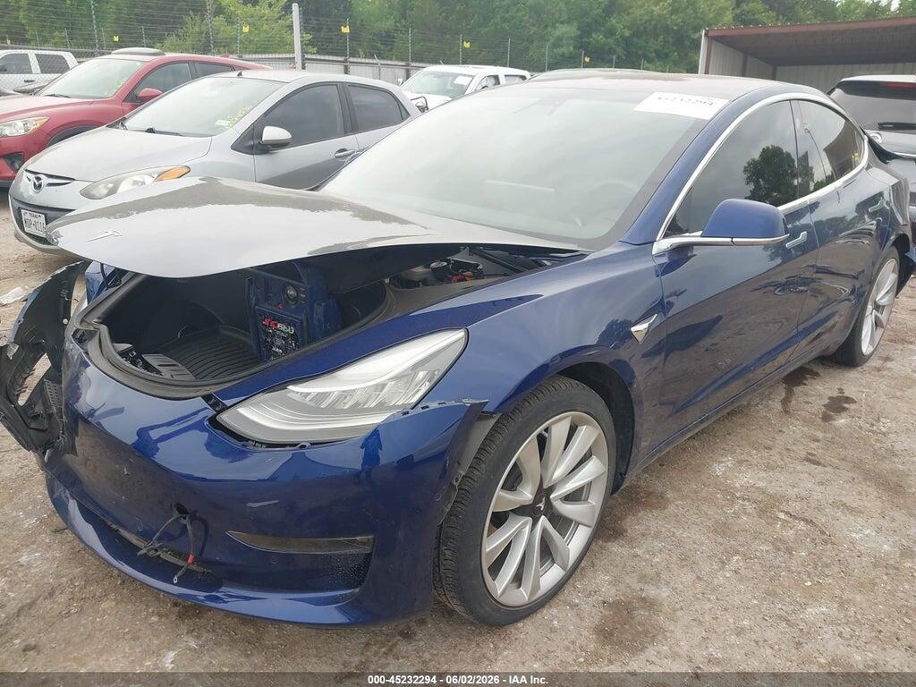 5YJ3E1EA1JF164463 2018 TESLA MODEL 3 photo no. 2