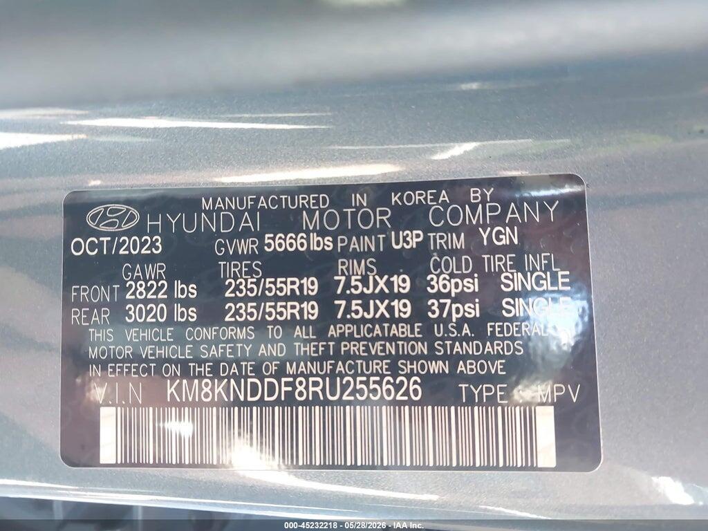 KM8KNDDF8RU255626 2024 HYUNDAI IONIQ 5 photo no. 9