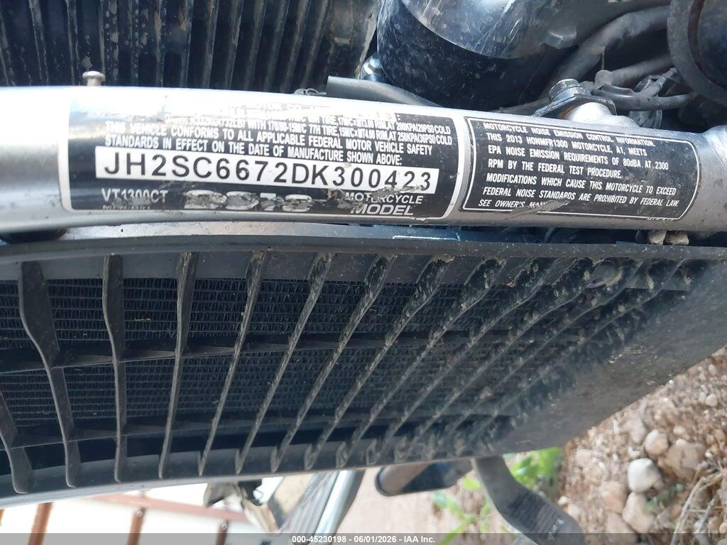 JH2SC6672DK300423 2013 HONDA VT1300 photo no. 10