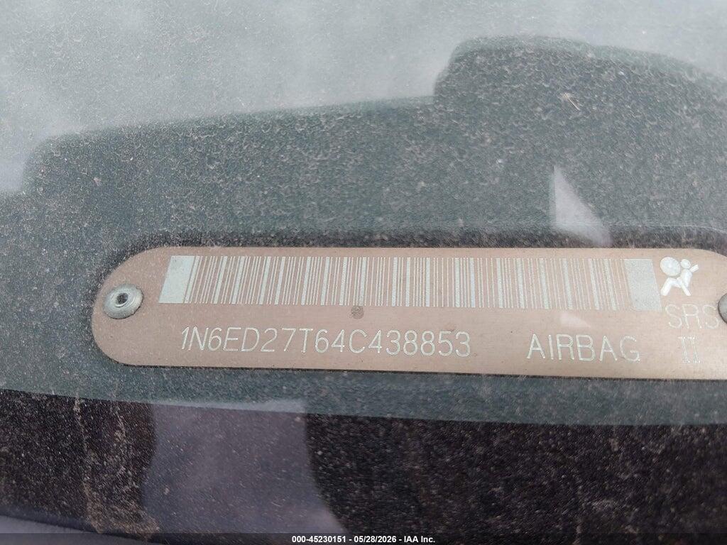 1N6ED27T64C438853 2004 NISSAN FRONTIER photo no. 9