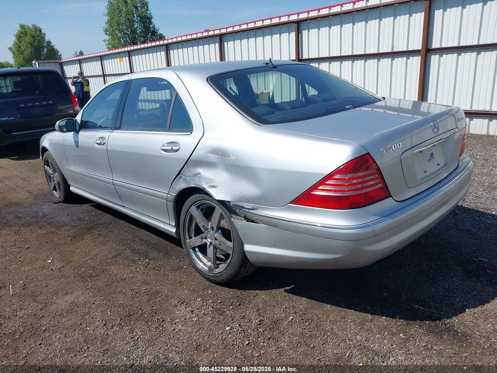 WDBNG84J93A372596 2003 MERCEDES-BENZ S 500 photo no. 3