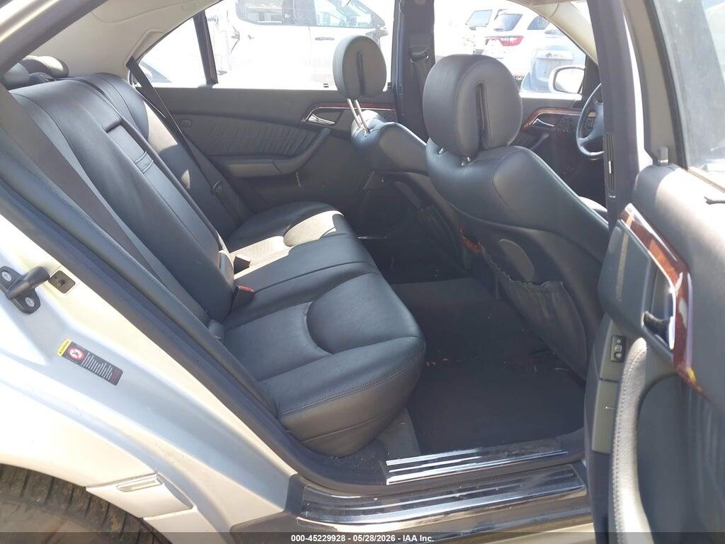 WDBNG84J93A372596 2003 MERCEDES-BENZ S 500 photo no. 8