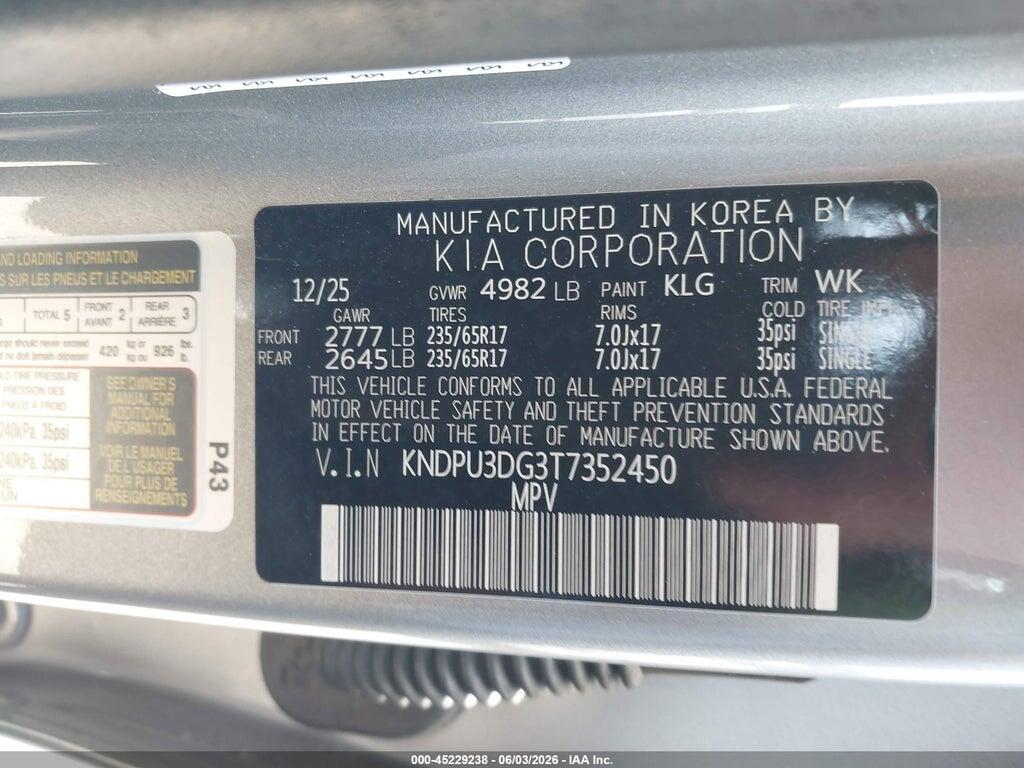 KNDPU3DG3T7352450 2026 KIA SPORTAGE HYBRID photo no. 9