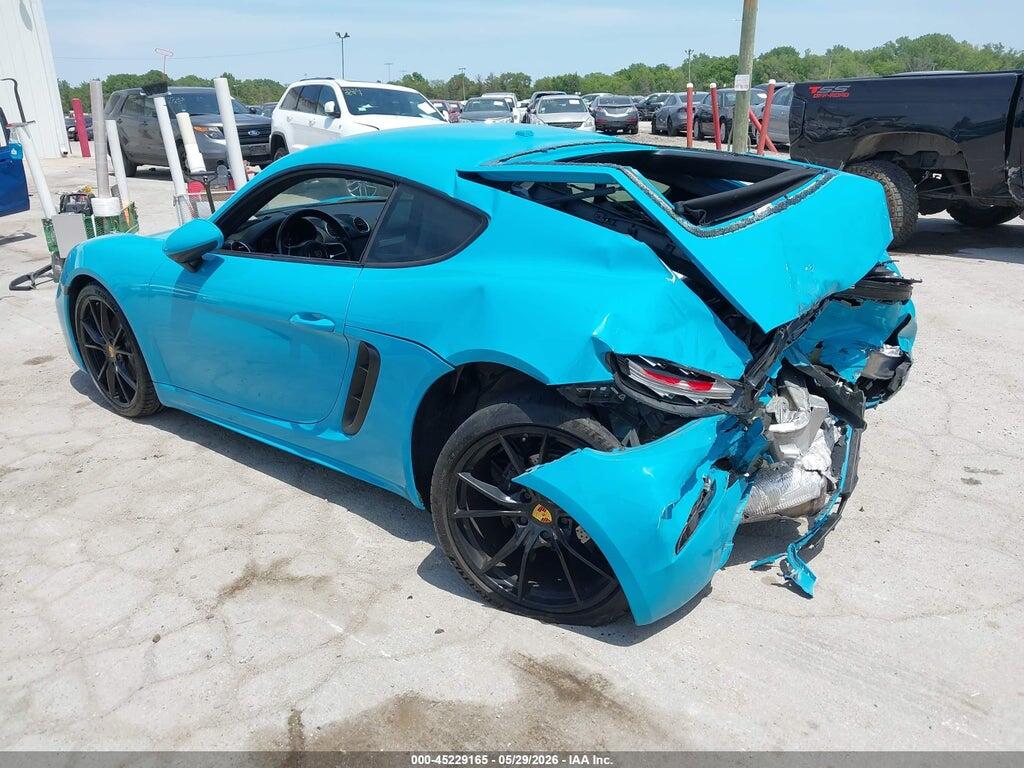 WP0AA2A82HS270784 2017 PORSCHE 718 CAYMAN photo no. 3