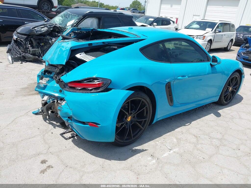 WP0AA2A82HS270784 2017 PORSCHE 718 CAYMAN photo no. 4