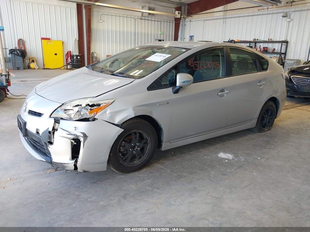 JTDKN3DU0E0393742 2014 TOYOTA PRIUS photo no. 2