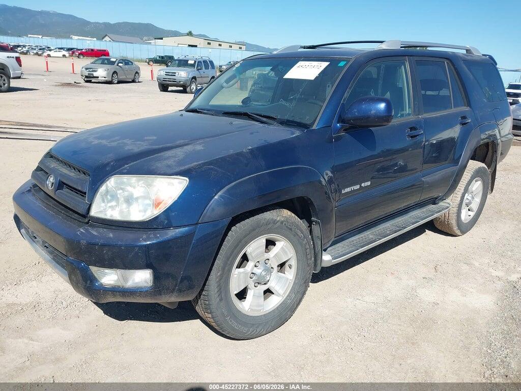 JTEBU17R238006987 2003 TOYOTA 4RUNNER photo no. 2