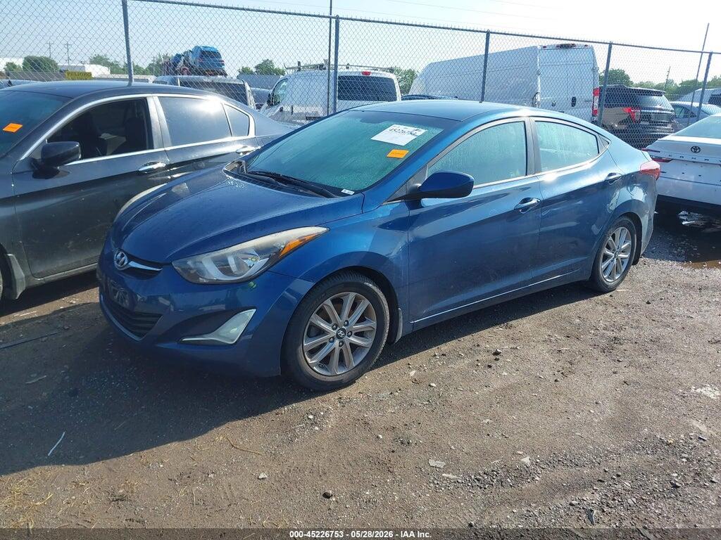 KMHDH4AE1FU360466 2015 HYUNDAI ELANTRA photo no. 2