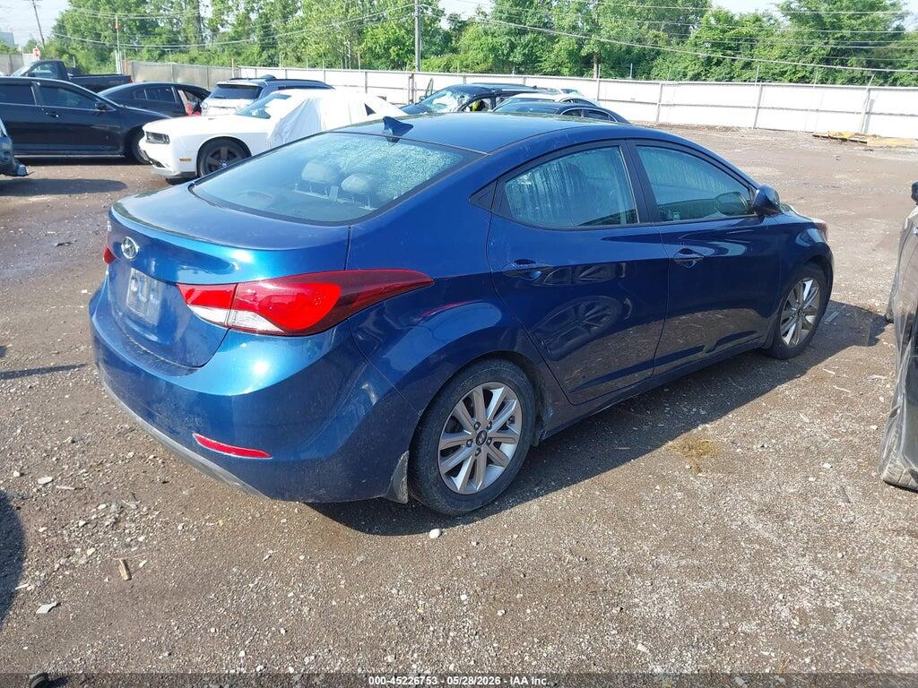 KMHDH4AE1FU360466 2015 HYUNDAI ELANTRA photo no. 4