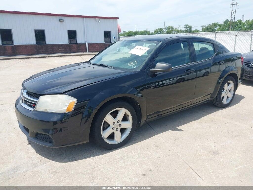 1C3CDZAB6DN644458 2013 DODGE AVENGER photo no. 2