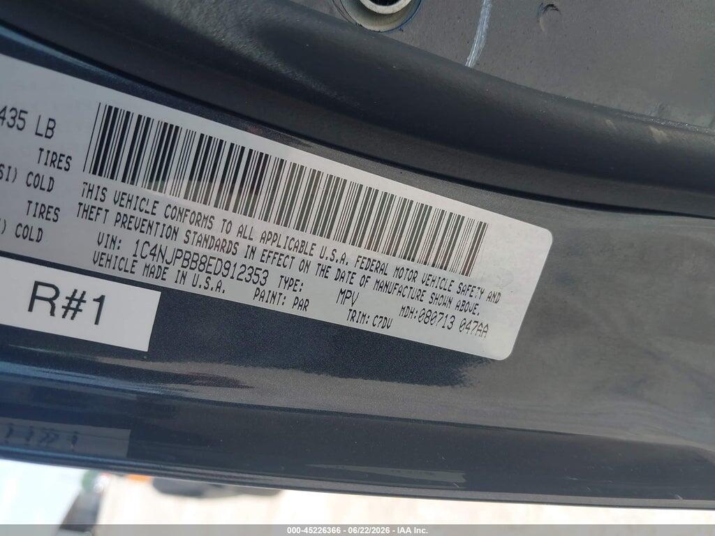 1C4NJPBB8ED912353 2014 JEEP PATRIOT photo no. 9