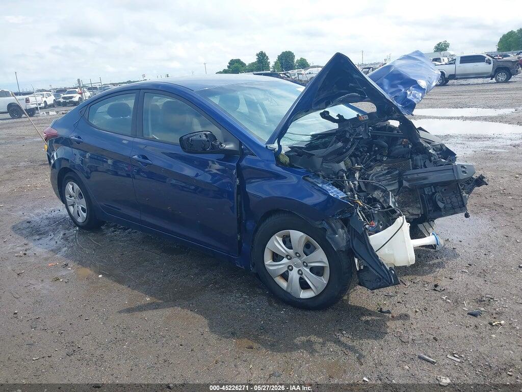 5NPDH4AE0GH688123 2016 HYUNDAI ELANTRA photo no. 1