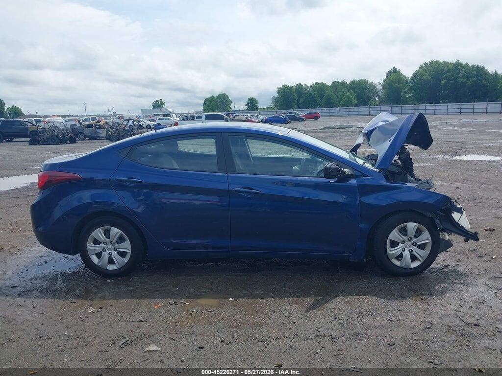5NPDH4AE0GH688123 2016 HYUNDAI ELANTRA photo no. 12
