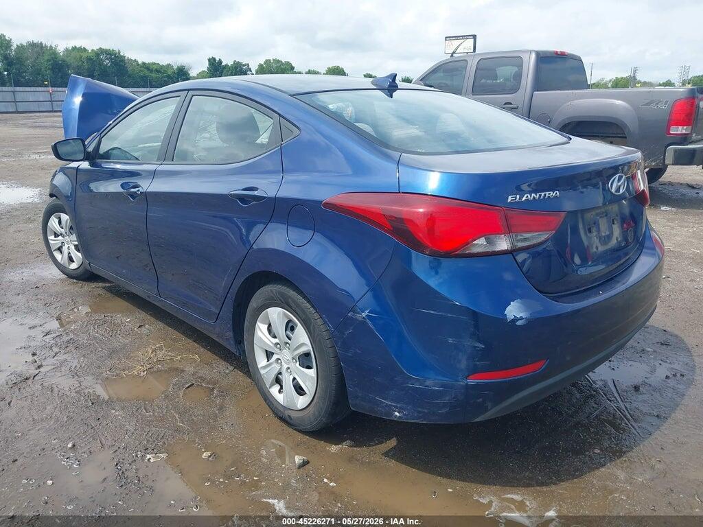 5NPDH4AE0GH688123 2016 HYUNDAI ELANTRA photo no. 3
