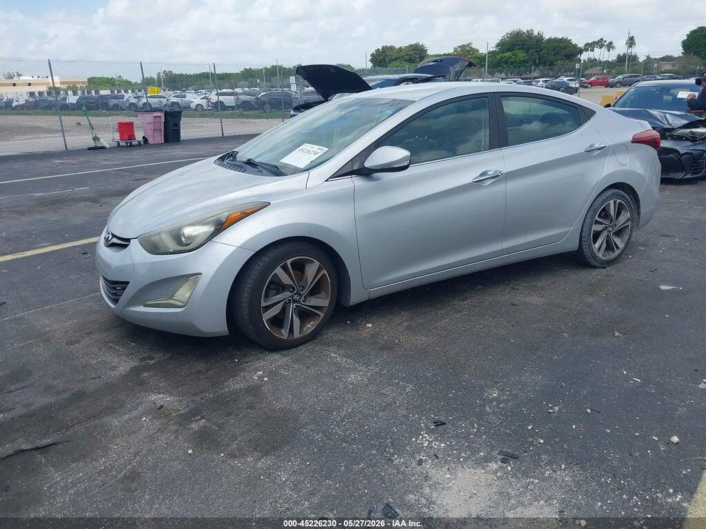 5NPDH4AE8FH596501 2015 HYUNDAI ELANTRA photo no. 2