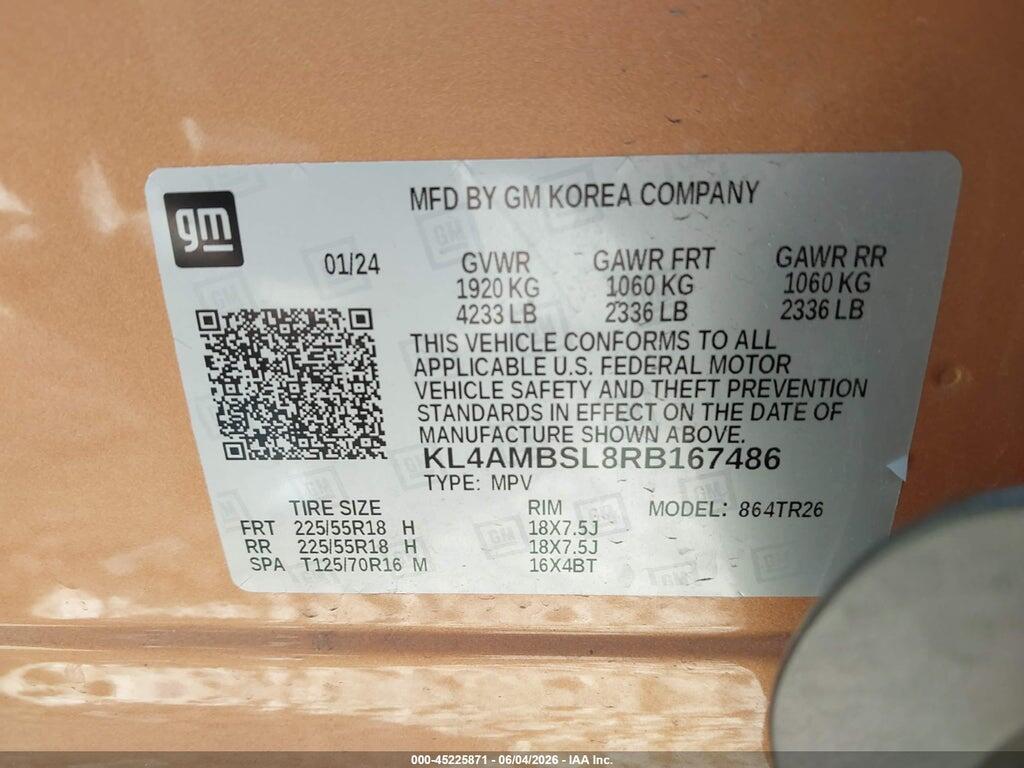 KL4AMBSL8RB167486 2024 BUICK ENCORE GX photo no. 9