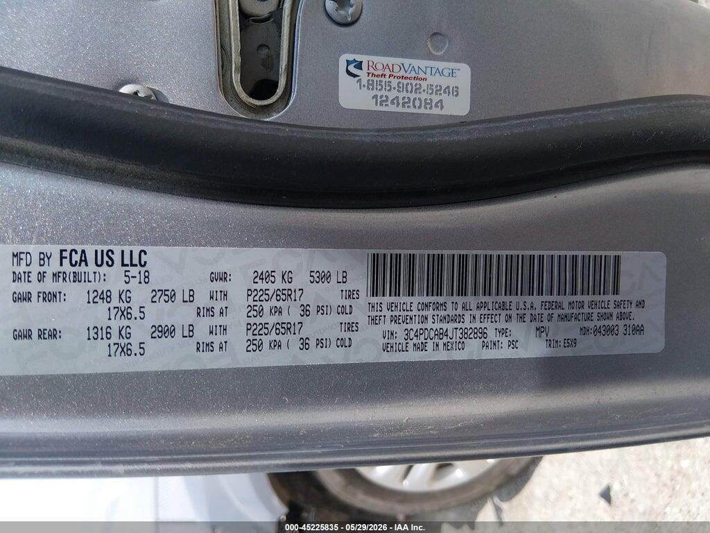 3C4PDCAB4JT382896 2018 DODGE JOURNEY photo no. 9