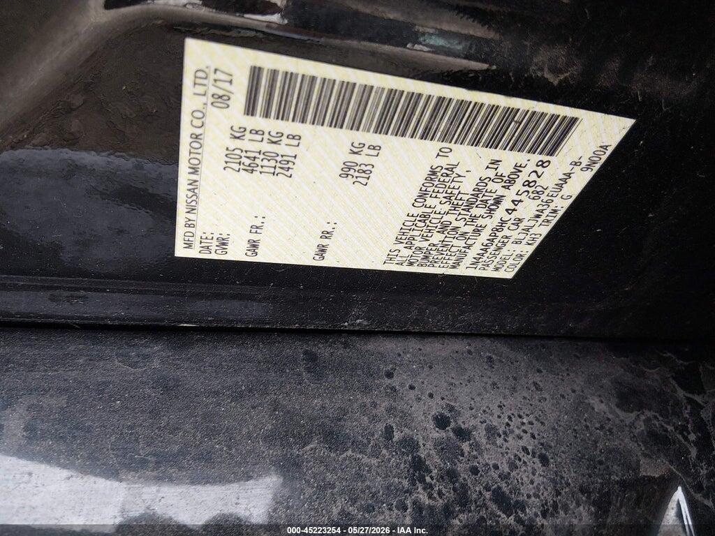 1N4AA6AP8HC445828 2017 NISSAN MAXIMA photo no. 9
