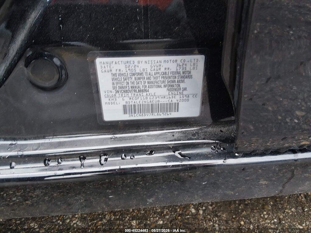 3N1CN8DV7RL869264 2024 NISSAN VERSA photo no. 9