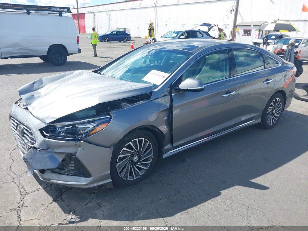KMHE34L33JA083943 2018 HYUNDAI SONATA HYBRID photo no. 2