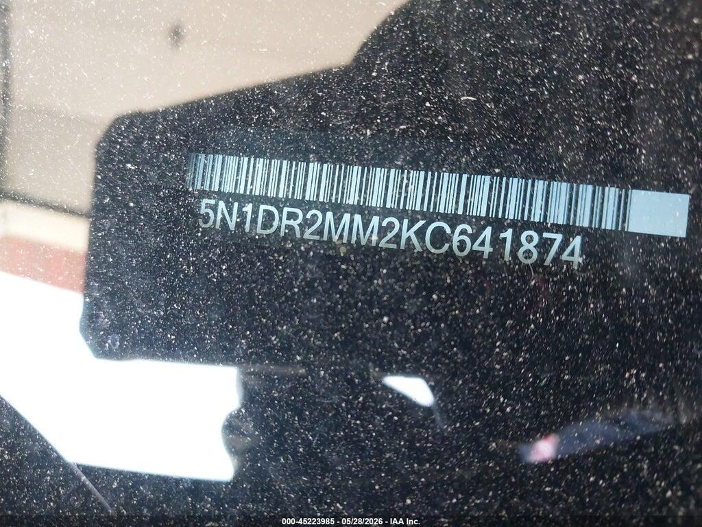 5N1DR2MM2KC641874 2019 NISSAN PATHFINDER photo no. 9