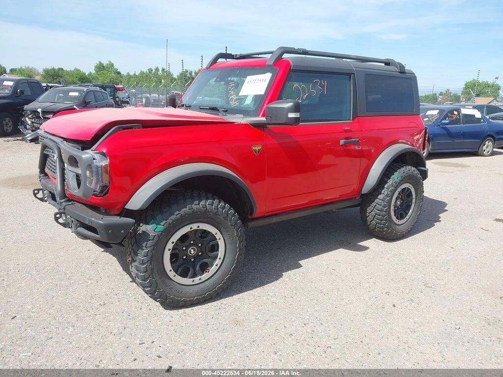 1FMDE5CP0NLB32489 2022 FORD BRONCO photo no. 2